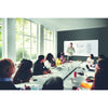 Ghent Harmony Glass Whiteboard with Square Corners, 4'H x 5'W, White
