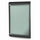 42⅛''x27¾'' 1-Dr Silhouette Encl Bulletin Bd, Black Frame, Vinyl Fabric Stone - Ghent