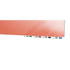 Ghent Aria 6'H x 4'W Magnetic Glass White Board, Gray Surface, Vertical, 4 Rare Earth Magnets, 4 Markers and Eraser
