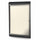 42⅛''x27¾'' 1-Dr Silhouette Encl Bulletin Bd, Black Frame, Vinyl Fabric Ivory - Ghent