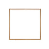 Ghent Magnetic Porcelain Whiteboard with Wood Frame, 4'H x 4'W