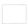 Ghent Non-Magnetic Whiteboard with Aluminum Frame, 18''H x 24''W