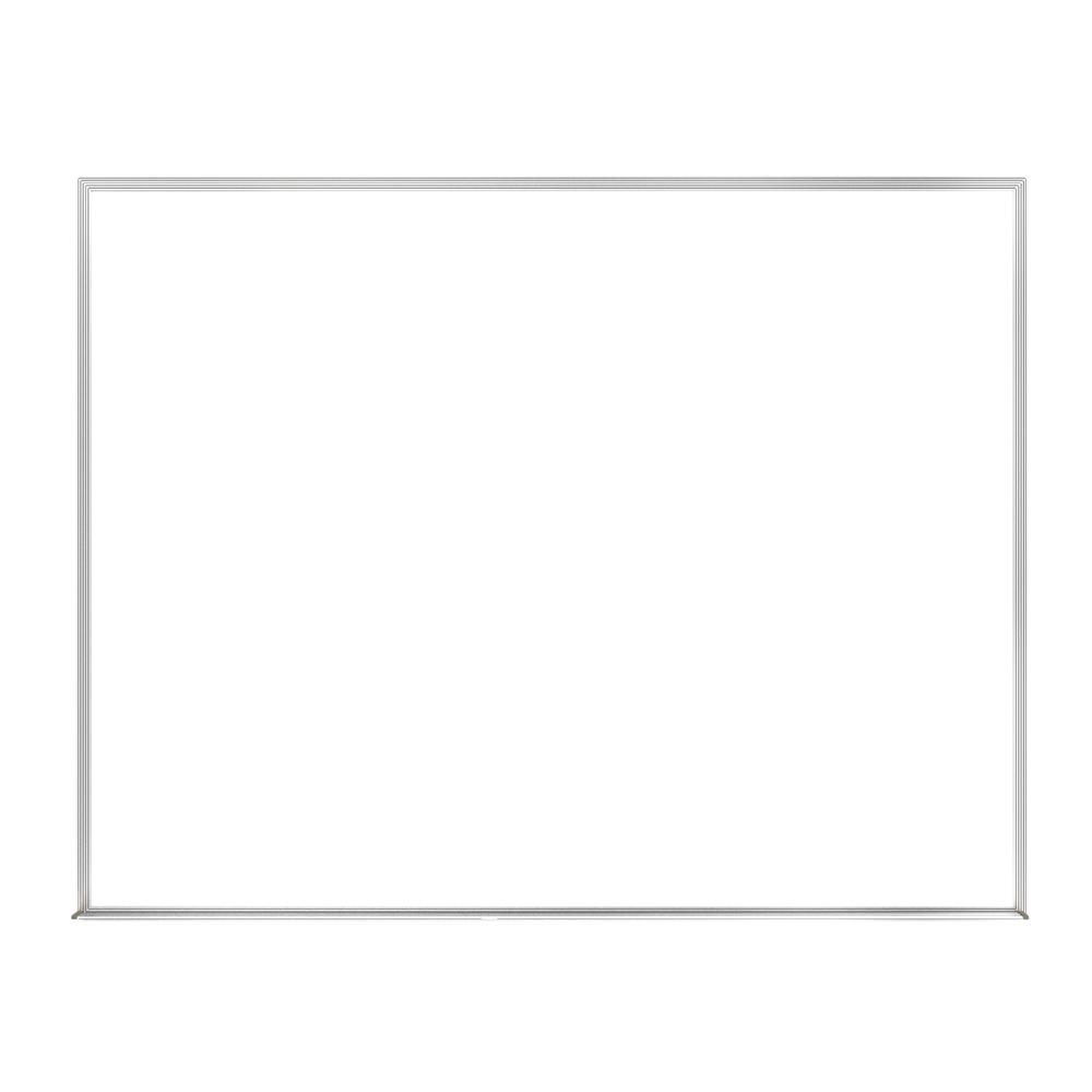Ghent Non-Magnetic Whiteboard with Aluminum Frame, 18''H x 24''W