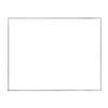 Ghent Non-Magnetic Whiteboard with Aluminum Frame, 2'H x 3'W