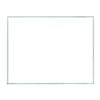 Ghent Non-Magnetic Whiteboard with Aluminum Frame, 3'H x 5'W