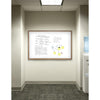 Ghent Non-Magnetic Whiteboard with Wood Frame, 4'H x 5'W