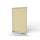 Ghent Floor Partition with Aluminum Frame and Full Panel Infill, Carmel Vinyl, 72''H x 48''W