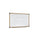 Ghent Prest Wall Whiteboard, Magnetic, Natural Oak Frame, 3'H x 6'W