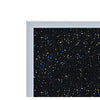 Ghent Recycled Bulletin Board with Aluminum Frame, 4'H x 5'W, Confetti