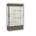 Reliant   48''W x 80''H x 16''D  Lighted Floor Case, Plaque Back, Dk. Bronze Finish,  Walnut Vinyl Base - Waddell
