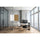 Ghent Aluminum Framed Markerboard and Cork Combo Board, 2'H x 3'W