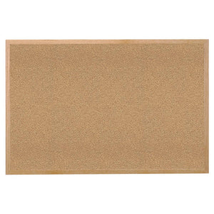 Ghent Natural Cork Bulletin Board with Wood Frame, 4'H x 8'W