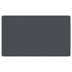 Ghent 36''x46.5'' Fabric Bulletin Board w/ Wrapped Edge - Gray