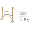 72⅛''x 53¼'' Wood Frame Reversible Natural Cork/Natural Cork - Ghent