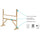 72⅛''x 53¼'' Wood Frame Reversible Natural Cork/Natural Cork - Ghent