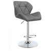 Berrington Upholstered Adjustable Bar Stool Grey (Set of 2) - Coaster Co. of America