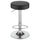 Ramses 29'' Adjustable Bar Stool Chrome and Black - Coaster Co. of America