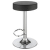 Ramses 29'' Adjustable Bar Stool Chrome and Black - Coaster Co. of America
