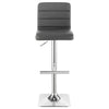 Bianca Upholstered Adjustable Bar Stool Grey (Set of 2) - Coaster Co. of America