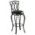 Adamsville Upholstered Swivel Bar Stool Black - Coaster Co. of America