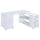 Yvette 60-inch 3-drawer L-Shape Computer Desk White - Coaster Co. of America
