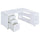 Yvette 60-inch 3-drawer L-Shape Computer Desk White - Coaster Co. of America