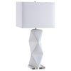 Camie 32-inch Rectangular Shade Geometric Table Lamp White - Coaster Co. of America