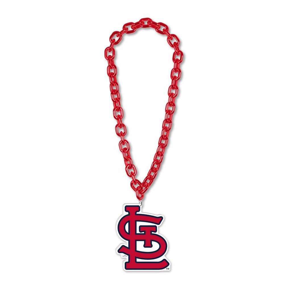St. Louis Cardinals Necklace Big Fan Chain - Wincraft Fanatics