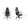 Executive Office Chair Black - Moe's Home Collection
