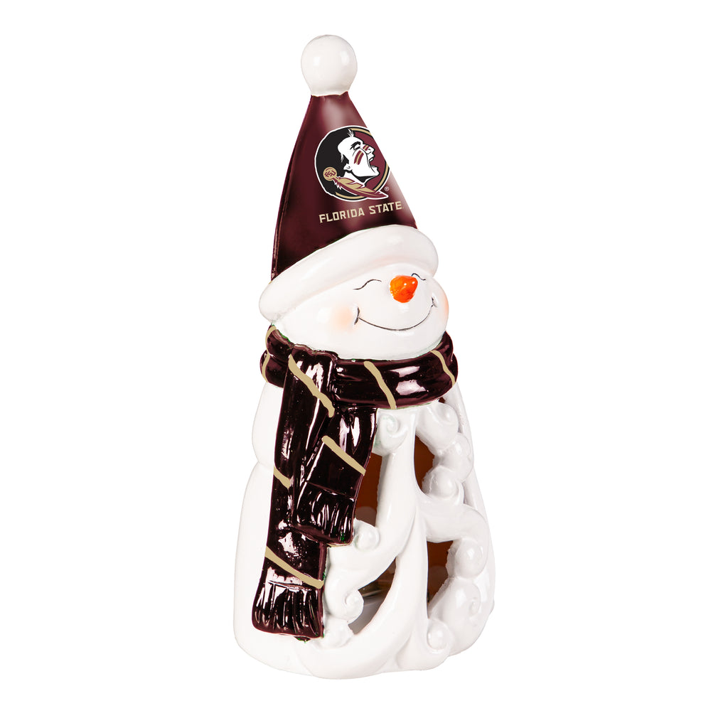 Florida State Seminoles Statue 8 Inch LED Snowman - Evergreen Enterprises