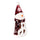 Alabama Crimson Tide Statue 8 Inch LED Snowman - Evergreen Enterprises