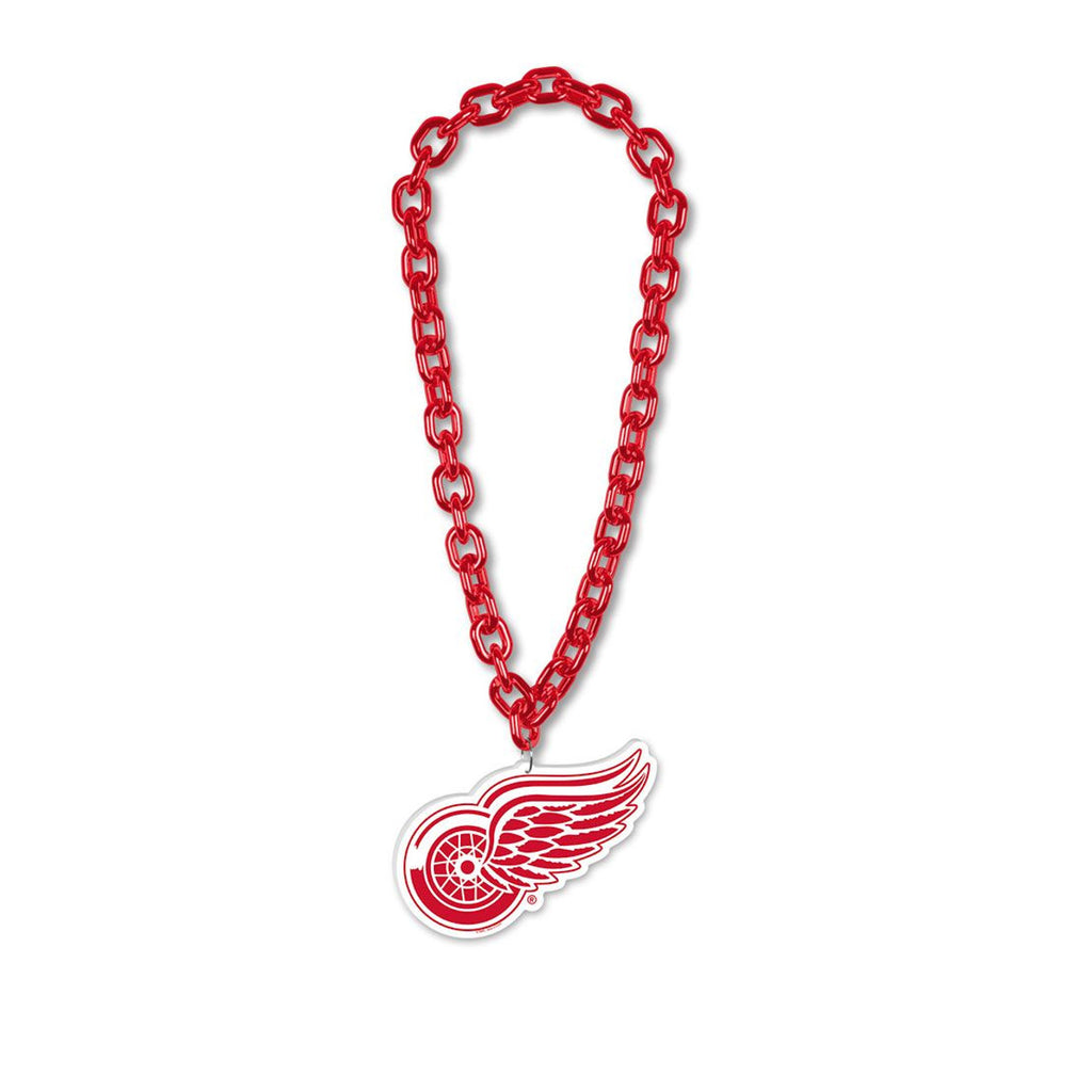 Detroit Red Wings Necklace Big Fan Chain - Wincraft Fanatics