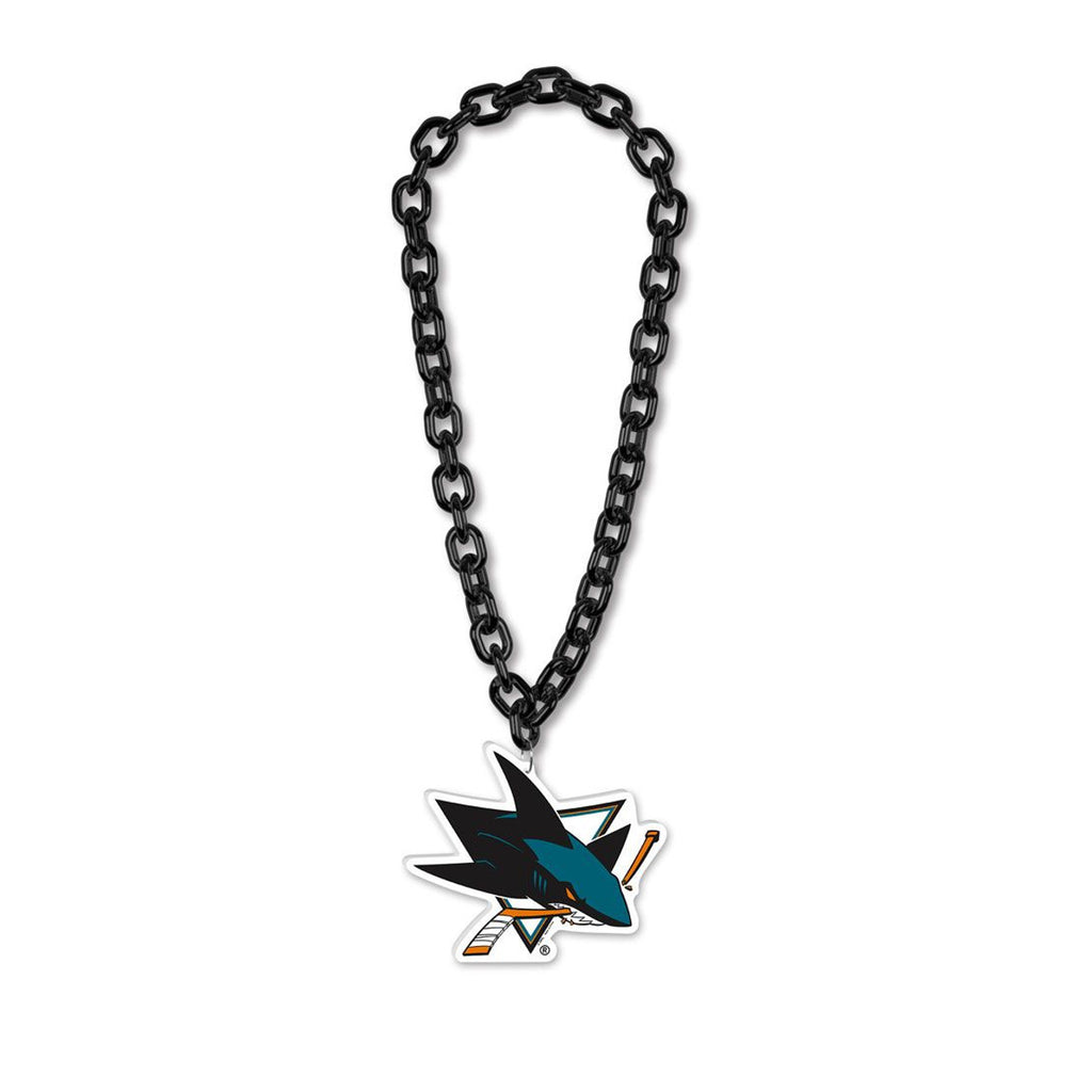 San Jose Sharks Necklace Big Fan Chain - Wincraft Fanatics