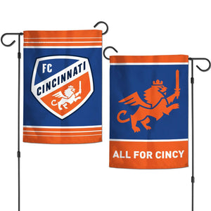 FC Cincinnati Flag 12X18 Garden Style - Special Order - WinCraft