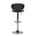 Chrome and Black PU Barstool - Powell