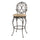 Big and Tall Scroll Circle Back Barstool - Powell