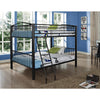 Heavy Metal Black Full Over Full Bunk Bed - Powell