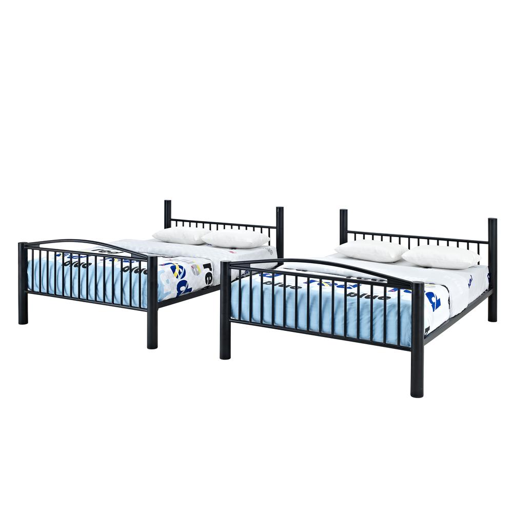 Heavy Metal Black Full Over Full Bunk Bed - Powell
