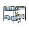 Heavy Metal Black Full Over Full Bunk Bed - Powell
