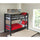 Levi Bunk Bed - Black - Powell