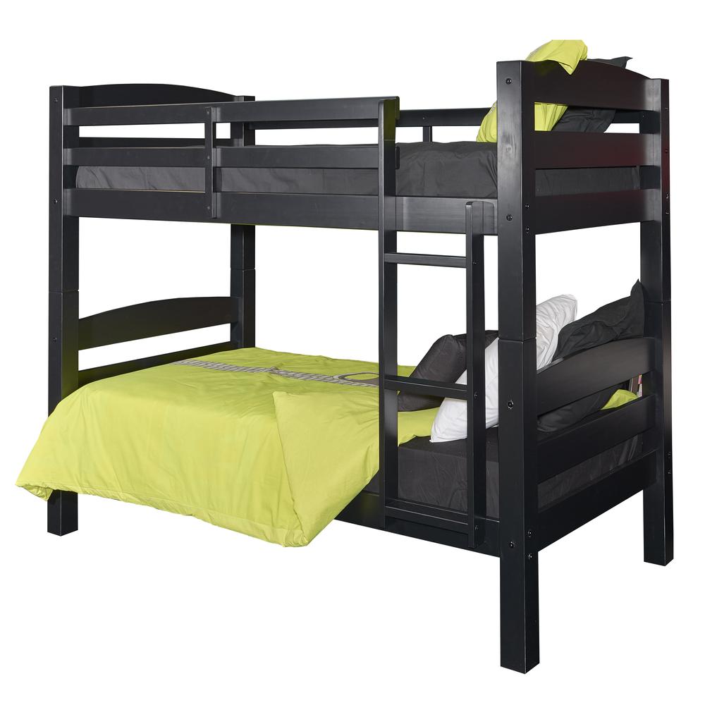 Levi Bunk Bed - Black - Powell