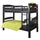 Levi Bunk Bed - Black - Powell