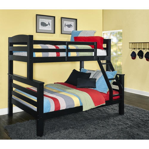 Levi Twin Full Bunk Black - Powell
