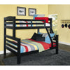Levi Twin Full Bunk Black - Powell