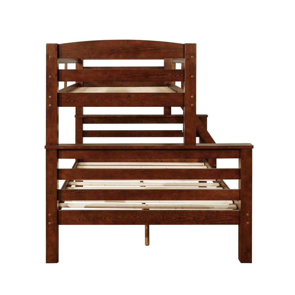 Levi Twin Full Bunk - Espresso - Powell