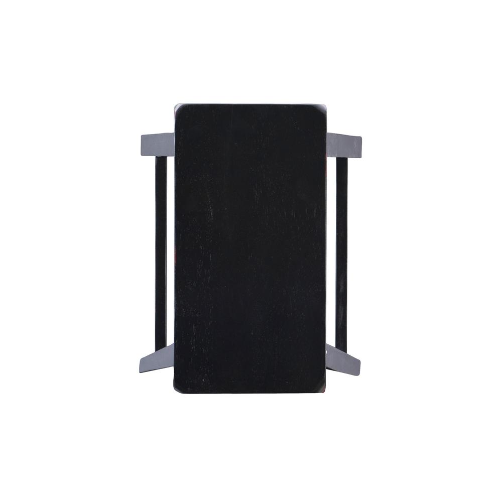 Antique Black with Sand Through Terra Cotta Bar Stool - Powell