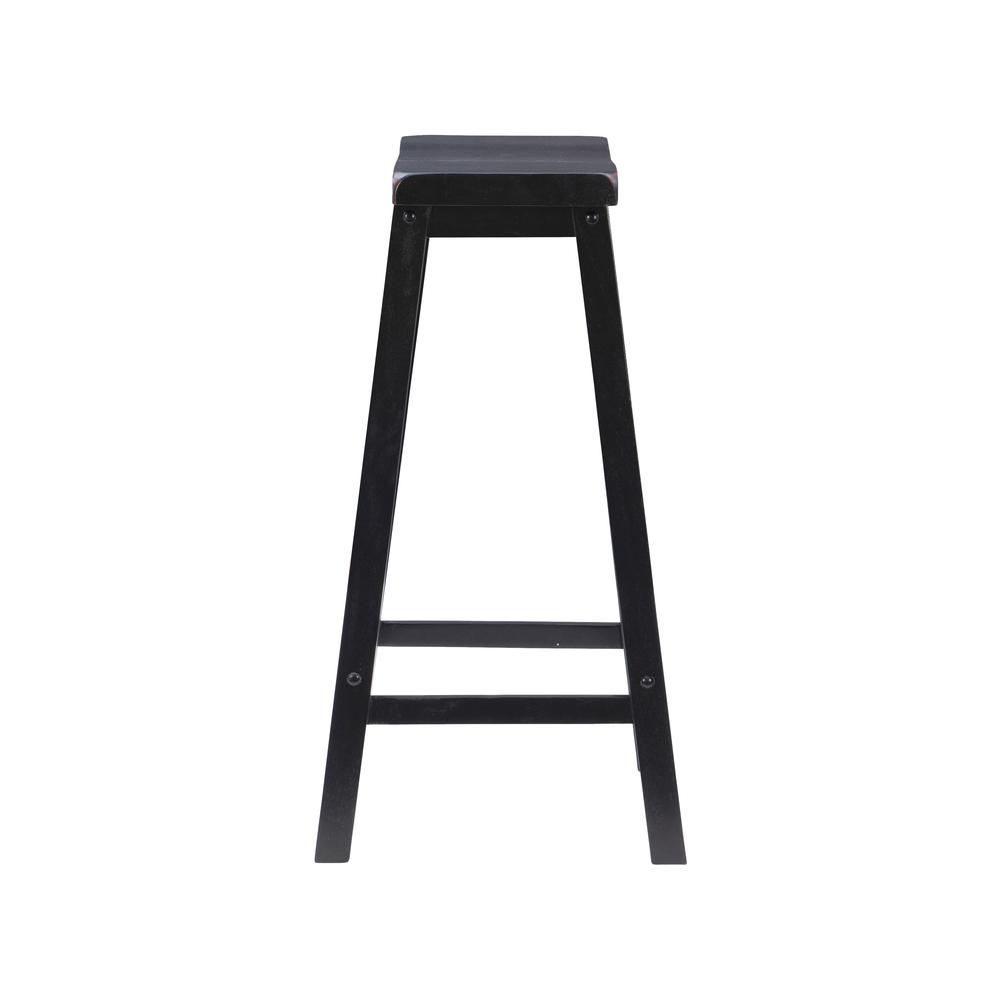 Antique Black with Sand Through Terra Cotta Bar Stool - Powell