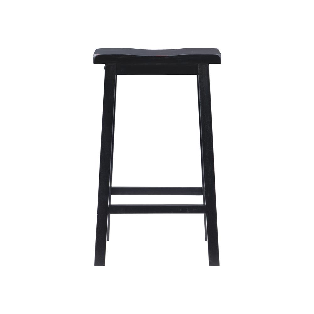 Antique Black with Sand Through Terra Cotta Bar Stool - Powell
