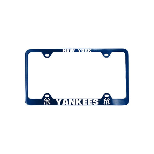 New York Yankees License Plate Frame Laser Cut Blue - Fremont Die