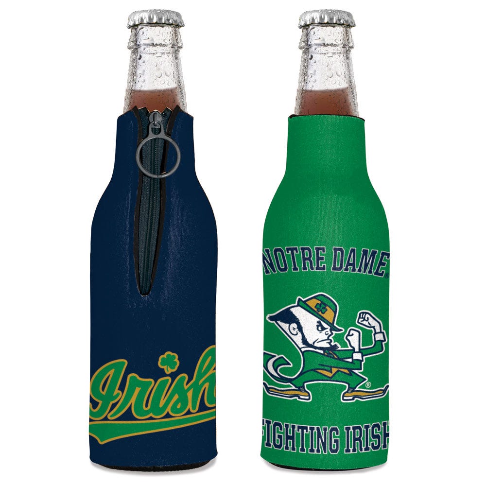 Notre Dame Fighting Irish Bottle Cooler Irish Design - Special Order - WinCraft